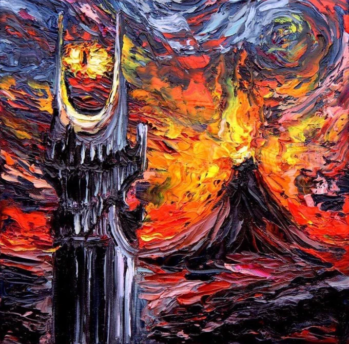Vincent van Gogh + El Señor de los Anillos 