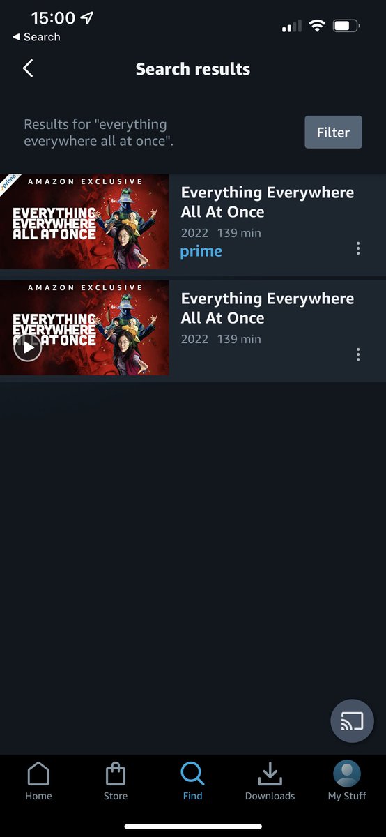 EddBibbey's tweet photo. @AliPlumb confusingly it’s the one without the prime banner that is included. With prime to stream https://t.co/jeagPVyzhq