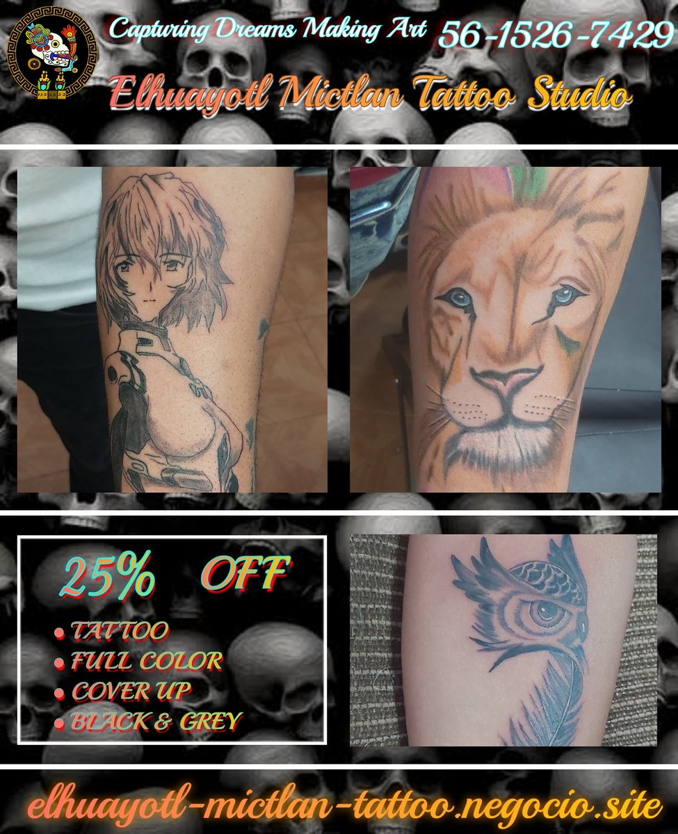 Buenoooooos días a toooooodos.

Excelente sábado, animense a visitarnos y a realizarse un hermoso tattoo.