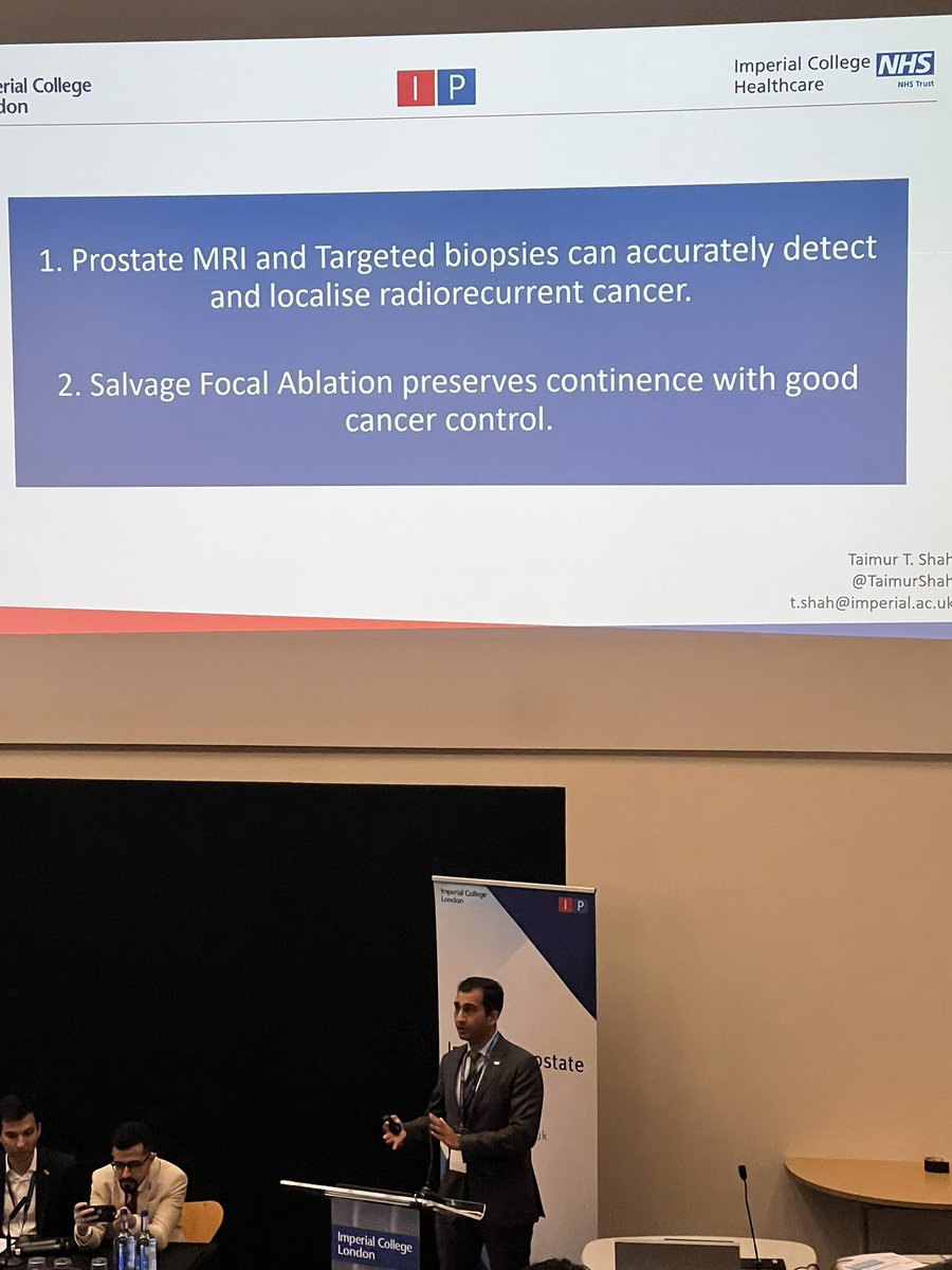 urologistmaya's tweet photo. Good outcome for continence after focal salvage HIFU or cryotherapy trial @TaimurShah Focal salvage should be used more widely #ipmasterclass22 https://t.co/XklhFTeXgy