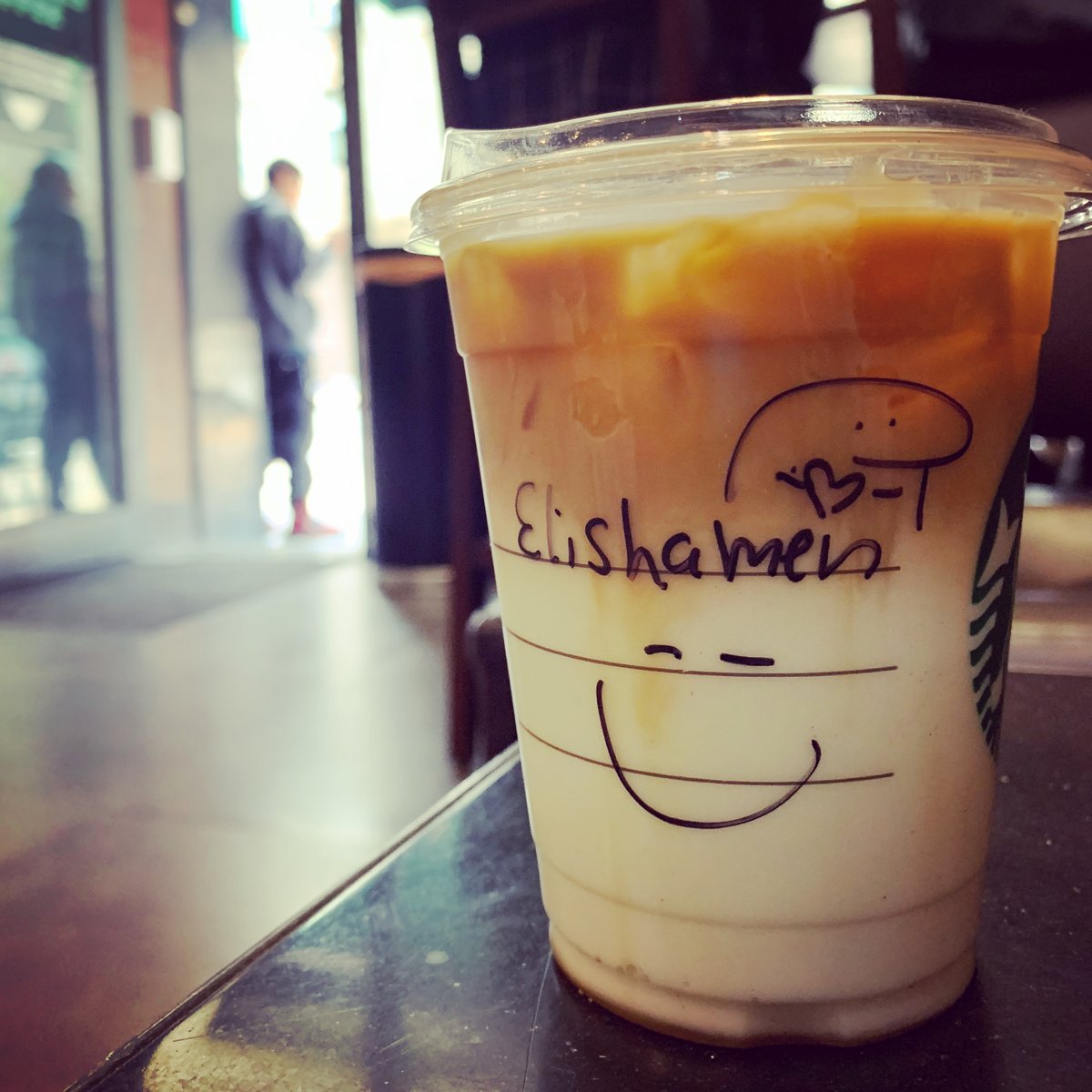 e_shalem's tweet photo. Elishamem 
#mynames #actitudshalem #starbucks #coffeelovers #coffeetime #picoftheday 221 https://t.co/c9uh7jOzJq