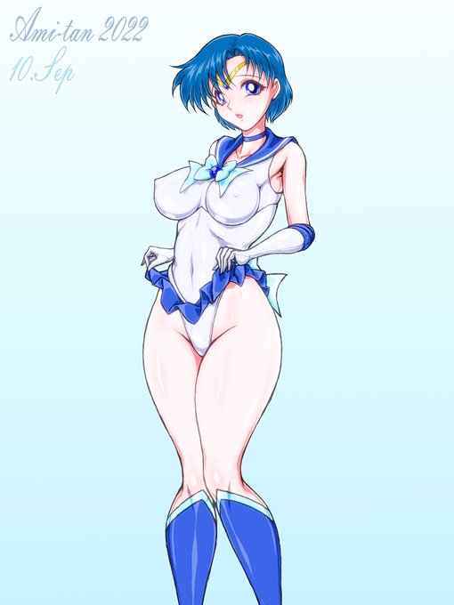 #水野亜美生誕祭2022 
日付が変わらないうちにセーラー戦士絵も🥳 