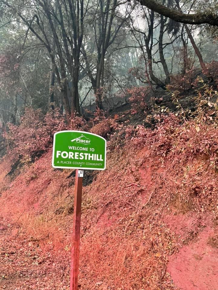 PlacerCoNews's tweet photo. #MosquitoFire #Foresthill area morning update from someone on the ground in town:
“Good morning community update, 
Everything‘s looking much better up here…a few photos from FH Rd. to 1.9 down mosquito ￼ridge rd. ￼￼￼firefighters have done a fantastic job” #wildfire #Latest https://t.co/FY04CBlZop