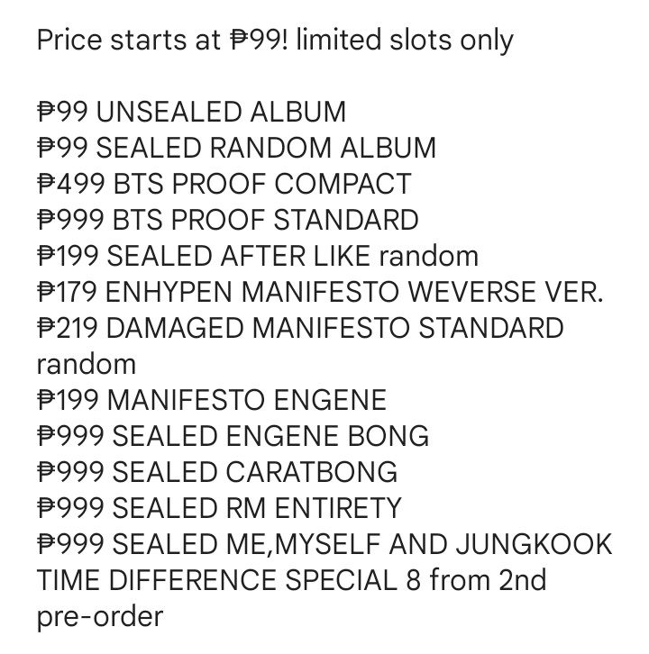pinkiemerch's tweet photo. LATE 9.9 SALE LIMITED SLOTS ONLY 🎉🎉

FOR ALBUMS ✨
https://t.co/wTlscs0iy8

FOR LIGHTSTICK✨
https://t.co/cpFsJnJvo5

random retweeter will get surprise dm https://t.co/3a0Pa7oAmp