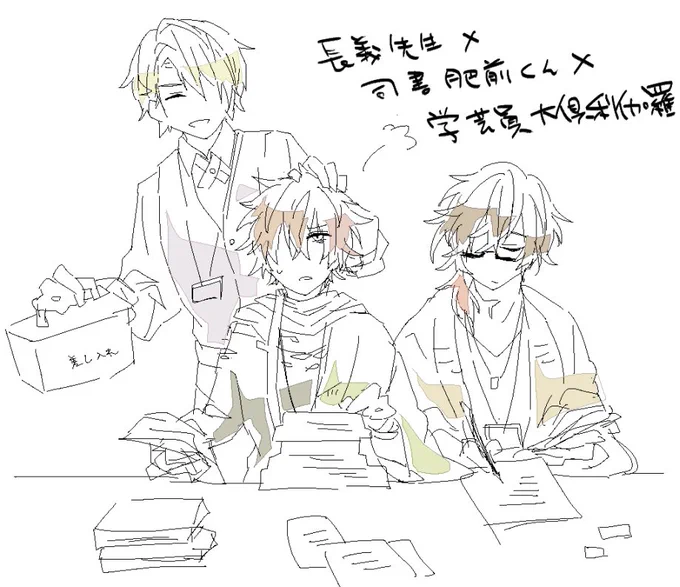 めちゃくちゃに汚い上三次創作申し訳ない 