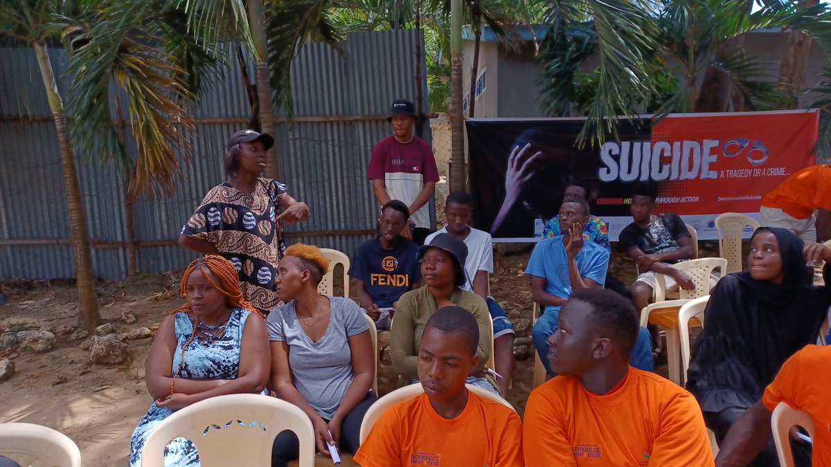 Afya_360's tweet photo. The young people are vulnerable when it comes to suicide hence having an interactive educational workshop session on #SuicidePrevention during #WSPD2022 targeting them was necessary.

#CreatingHopeThroughAction #DecriminaliseSuicide #ChooseToKeepGoing #MentalHealthPriority https://t.co/gMCb0O0oQJ