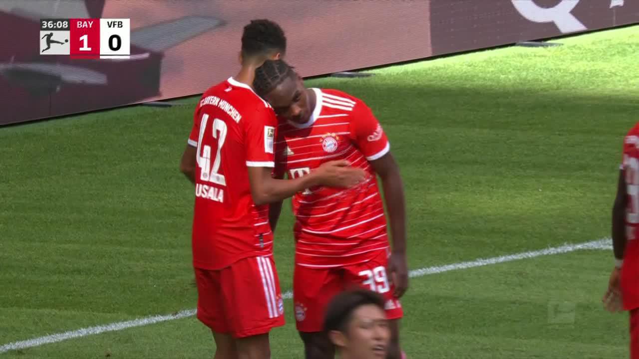 17-year old Mathys Tel becomes Bayern Munich's youngest ever goalscorer in the Bundesliga 👶”