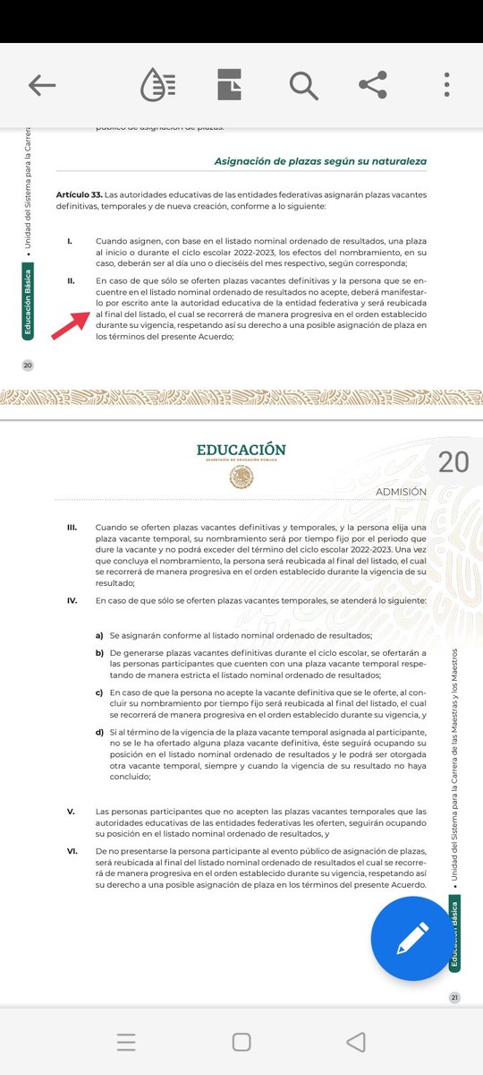 BarbaraTejedaC's tweet photo. @NagatoUchiha @JCFloresMiramon @GerardoZapopan @wenmunoz @USICAMM_OFICIAL Por favor lean el Art. 34 del acuerdo de Horas Adicionales y comparen con el Art. 33 de Admisión, hay encontraran la enorme diferencia. No pueden tratarnos igual. Somos docentes en servicio, que lo único que pedimos es incrementar nuestra carga horaria conforme a derecho. https://t.co/htYOnVCURi