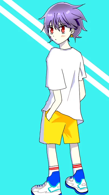 ストリートっぽい愛ちゃん愛ちゃんにゴツめの靴履かせてみたかった #ゾンビランドサガ 