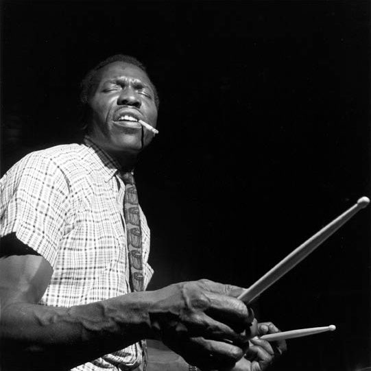 Thinking of Elvin Jones on his birthday (yesterday).