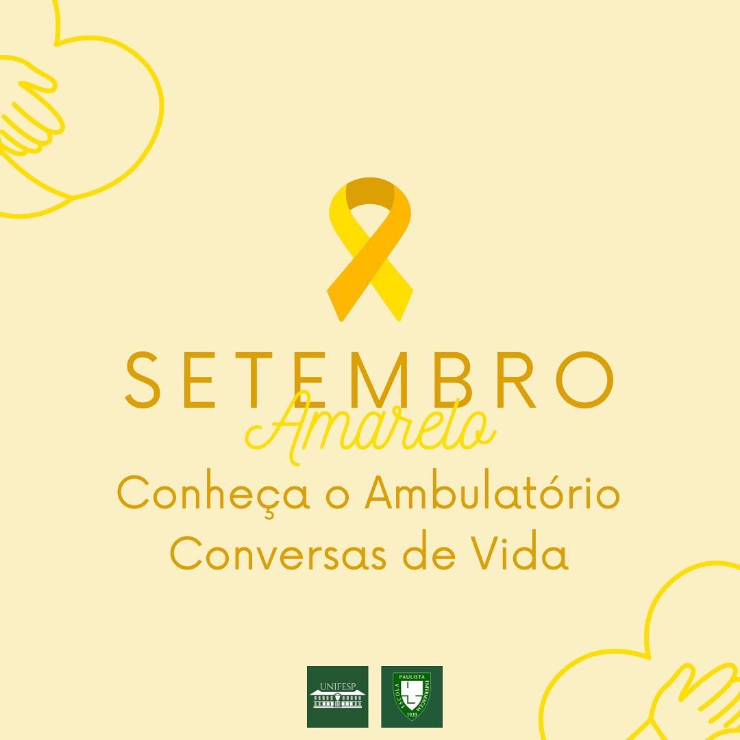 epenfermagem's tweet photo. Você já conhece o Ambulatório Conversas de Vida ? Ele funciona no CAISM Vila Mariana.
#unifesp #somosunifesp #epe #somosepe #epeunifesp #caism #conversasdevida #observatorioepe #observatorioepeunifesp #setembroamarelo #10desetembro https://t.co/spZCZxMBrg