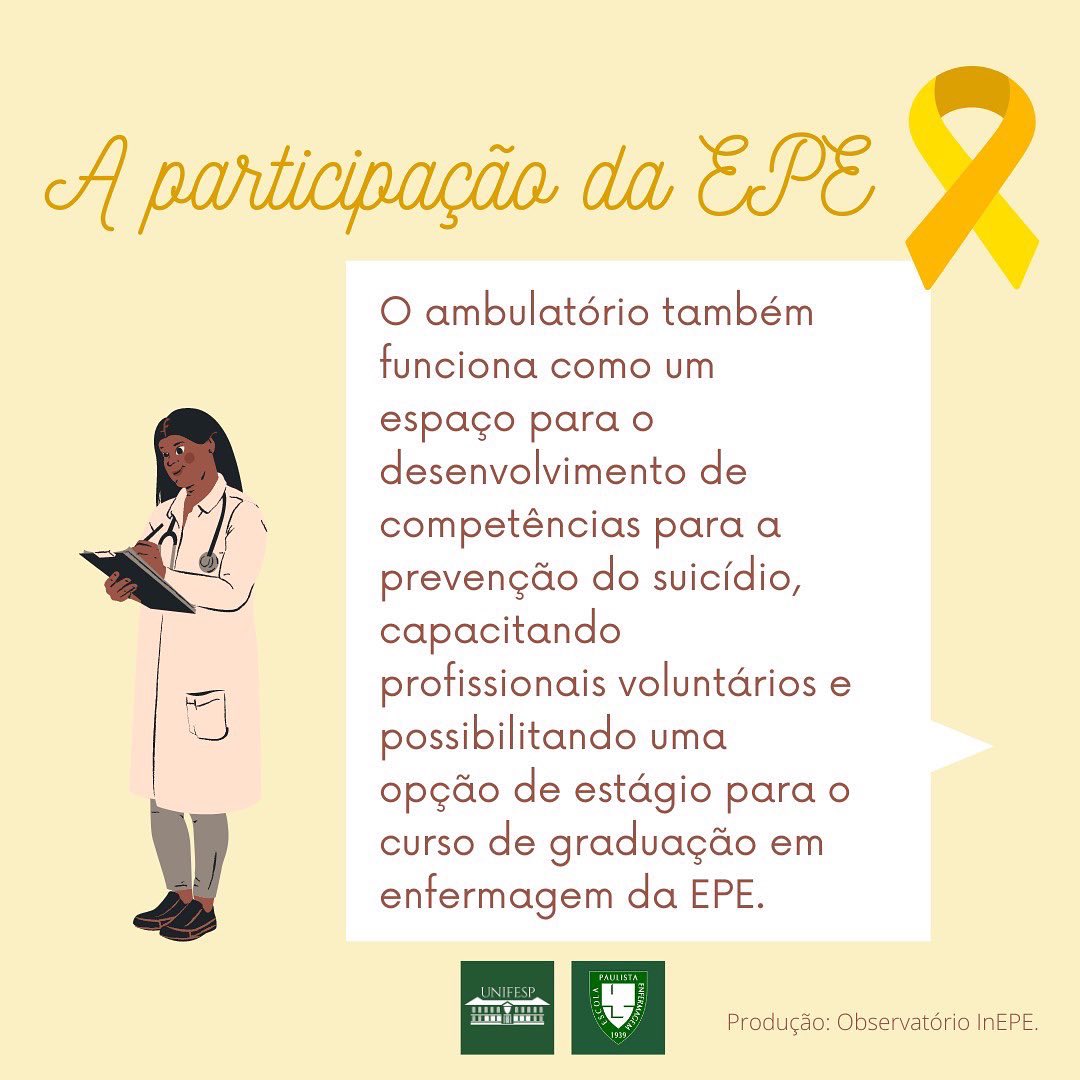 epenfermagem's tweet photo. A unidade é considerada referência em saúde mental e emergências psiquiátricas, além de ser um espaço para o desenvolvimento acadêmico.
#unifesp #somosunifesp #somosepe #epeunifesp #caism #conversasdevida #observatorioepe #observatorioepeunifesp #setembroamarelo #10desetembro https://t.co/ZjHDNjuf2l