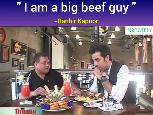 anshsrathod1's tweet photo. See if we praise them and going to watch their films they always do the thing like this and hurt the sentiments of people. Can you eat your father or mothers flesh ? No, then why you eating Everyone's mother cow and teaching other's to eat.
#BeefGuy #BoycottBramhashtra https://t.co/VNU4OryOvC