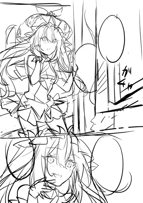 #FGO これが今日最後の落書きっである。マリーちゃん