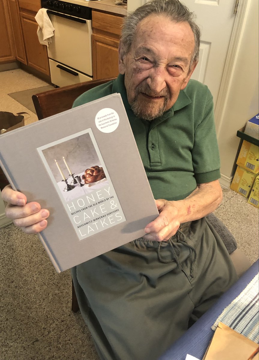 Auschwitz75's tweet photo. The @abmemorialfoundation #auschwitz #survivor cookbook, Honey Cakes and Latkes, is now available! #Holocaustsurvivors share their recipes including Vladimir Munk! https://t.co/Xq0Yo1RnmN
#birkenau #concentrationcamp #terezin #genocide @shoah @auschwitzmemorial #pardubice #latkes https://t.co/CeLa1NsuQj