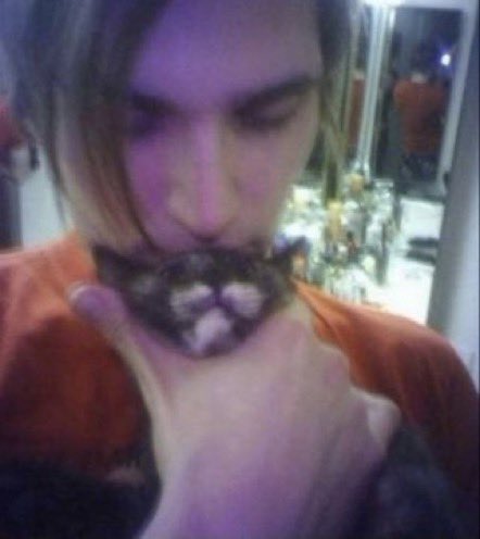Happy birthday mikey way please post more photos with cats for the sake of my mental health 