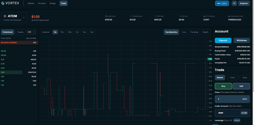 criptoinvestor0's tweet photo. Estoy probando la red de SEI Network y el exchange de Vortex :D :D https://t.co/9ezMTdlTte