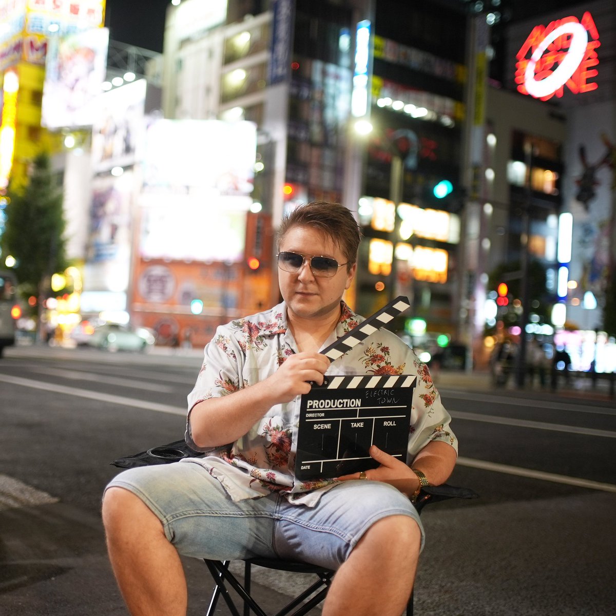 TristanJunker's tweet photo. In a few hours we are finally releasing our music video “Electronic Town”
on @aroundakibatv
Performed by @Shibukaho
Song by @AndyKavna
Directed by @takecopter01
Can’t wait to see what all of you guys think!
https://t.co/0mg9anZt2S
#electrictown #akihabara #akiba #秋葉原 #アキバ https://t.co/mozAL9quE8