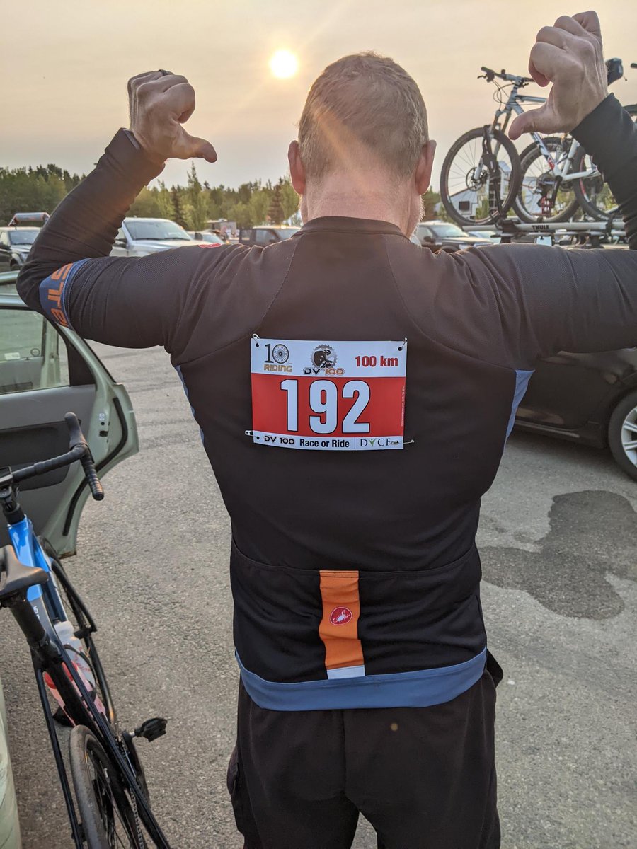 Drayton Valley Fondo time. A wee bit chilly this morning!