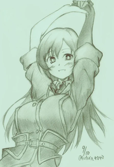 筑摩 二式#艦これ版深夜の真剣お絵描き60分一本勝負#艦これ版真剣お絵描き60分一本勝負_20220910 