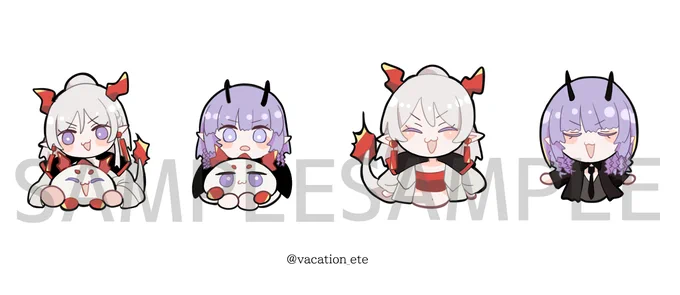 9月のオンリー新刊ノベルティは、この絵柄の缶バッジがランダムで付く予定です詳細はまたお品書きに載せます! 