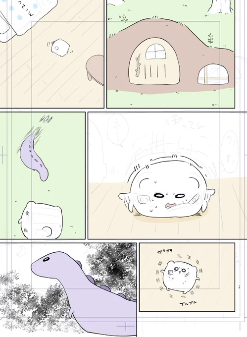 カラーにしたら終わらんかった🧸
色使うのも難しいね…
やっぱり白黒にしとくか…もしくは単色にしようかな… 