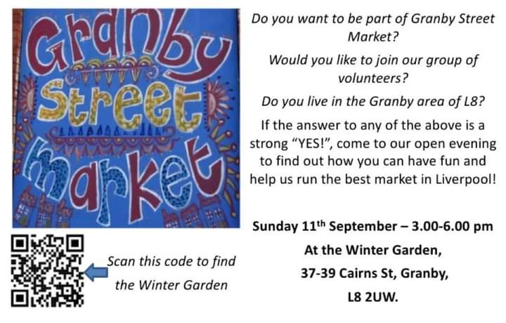 If you love Granby St Market, would like to support us and have some spare time, see below 😊