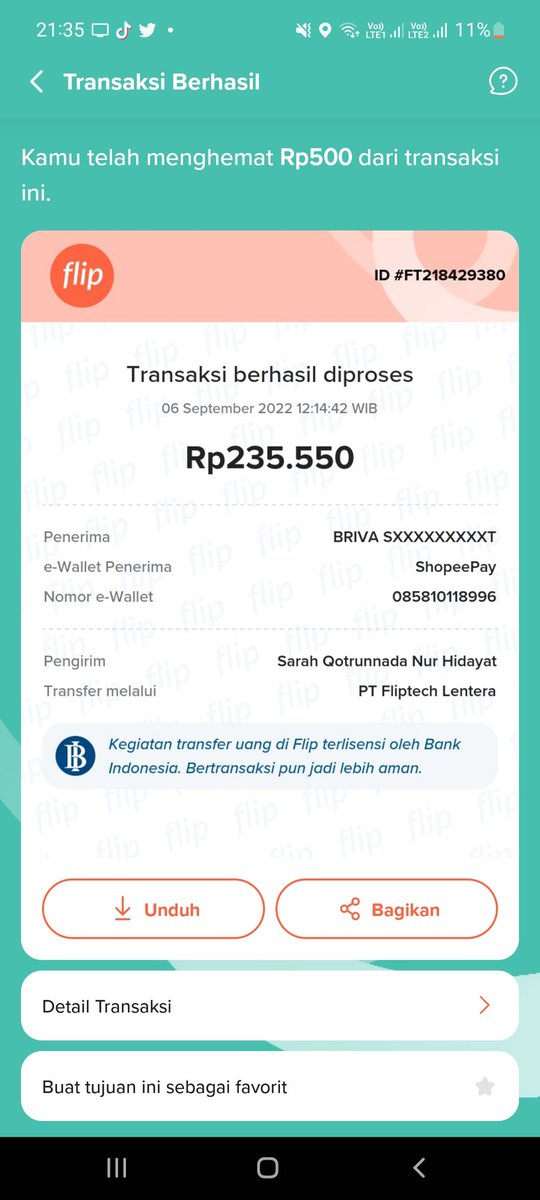 sarahidayat's tweet photo. @flip_id Sudaah dong Min dari sebelum 9.9 biar sat set 🤭🤭 https://t.co/Y2mO3KkAzF