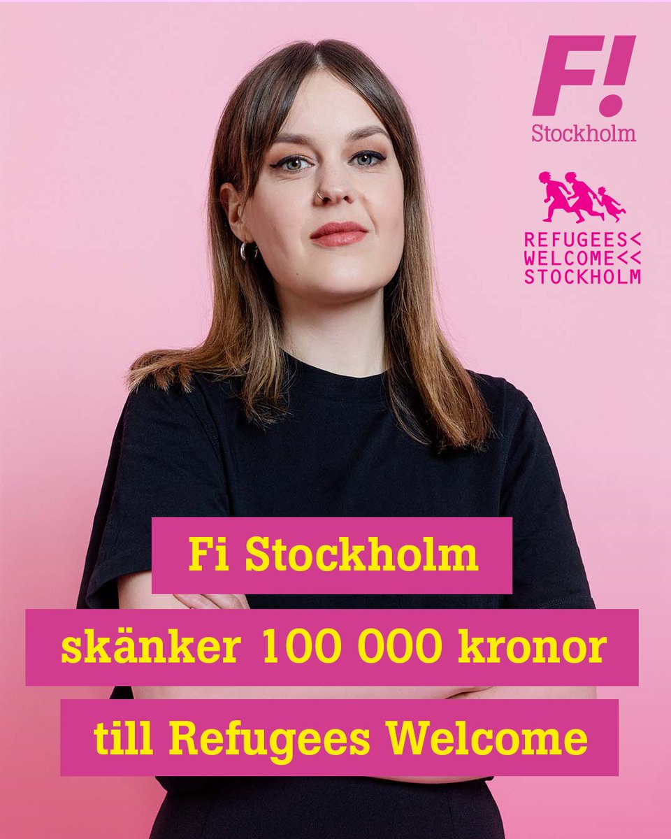 FiStockholm's tweet photo. – 2010 brände vi upp 100 000 kronor, nu är vi glada att kunna lägga pengarna på att hjälpa människor på flykt och se till att de får ett värdigt mottagande i vår stad. När brunhögern kraftsamlar måste vi visa ett tydligt antirasistiskt motstånd 
@lisakpalm https://t.co/kXGMVdQRhJ