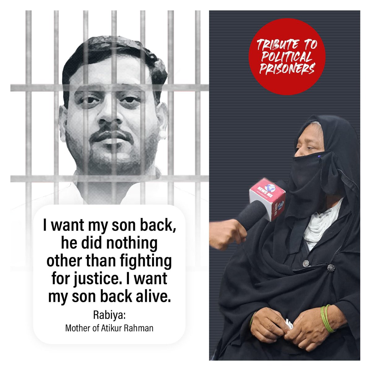 TributetoPolit1's tweet photo. #ReleaseAtikurRahman https://t.co/82llyDjtep