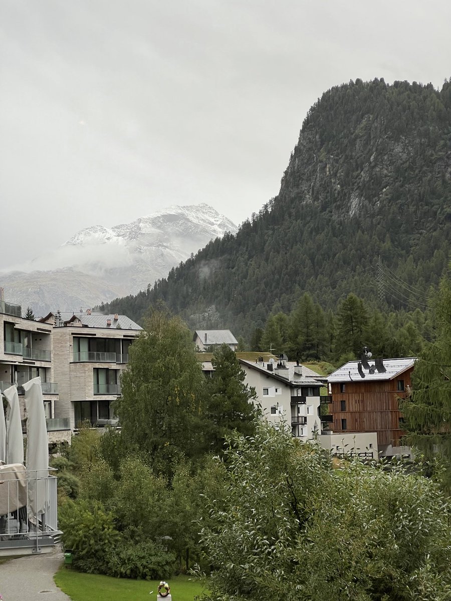 AndreasAtETH's tweet image. The icing on the cake that was the #SpinQubit5 conference in #Pontresina, #Switzerland was the first snow of the season for me on September 9. 
The day turned sunny though.
Thanks to @nccrSpin, Daniel Loss, @DMZumbuhl and team for organizing.