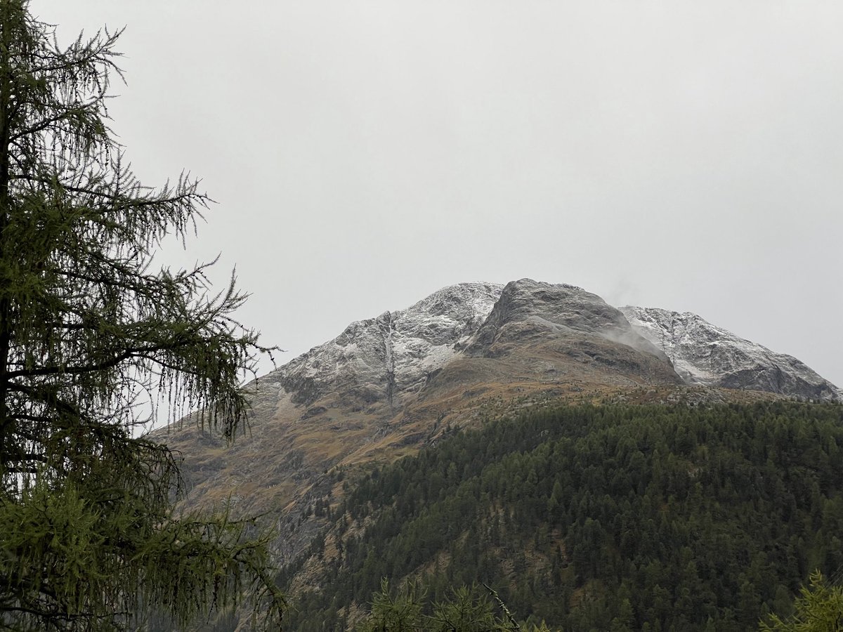 AndreasAtETH's tweet image. The icing on the cake that was the #SpinQubit5 conference in #Pontresina, #Switzerland was the first snow of the season for me on September 9. 
The day turned sunny though.
Thanks to @nccrSpin, Daniel Loss, @DMZumbuhl and team for organizing.