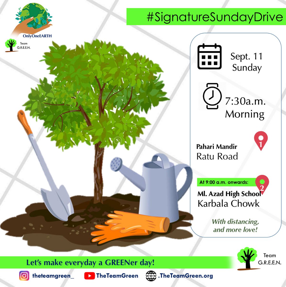 TweetTeamGREEN's tweet photo. *#SignatureSundayDrive* is here with more energy do Join Us 💚 https://t.co/em2BRCS4PA