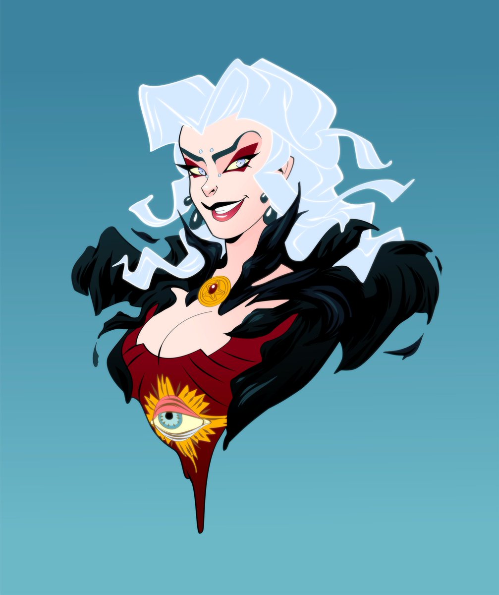 Mmmh the new Hocus Pocus trailer revealed Hannah Waddingham 's new witchy design so I had to sketch it 😭 #hocuspocus #hocuspocus2 #hannahwaddingham #DisneyPlus