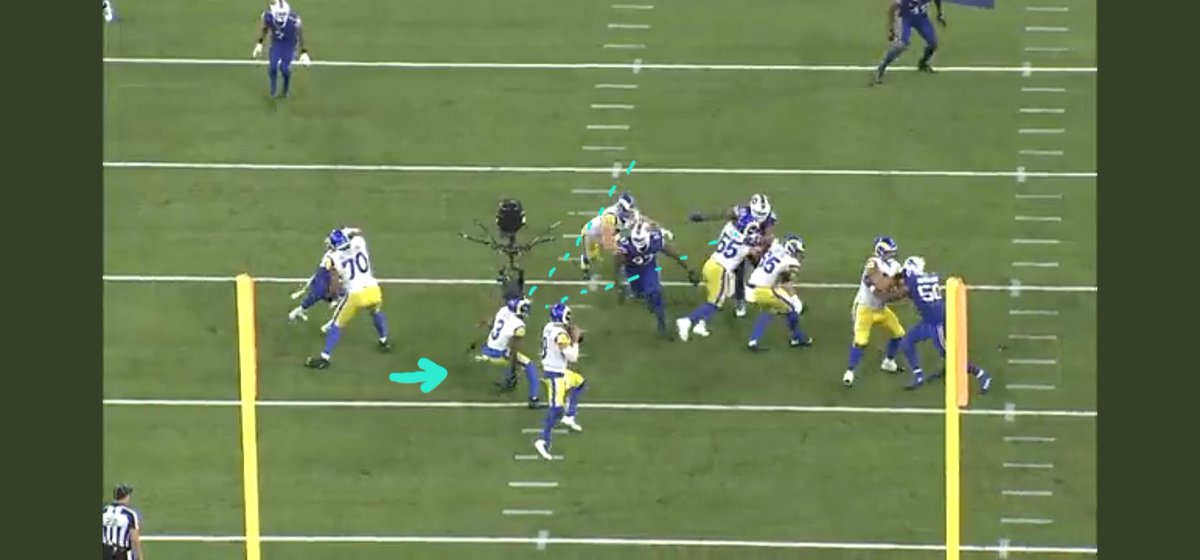 FireBrand_LIT's tweet photo. @CWilliamsNFL literally stepped toward the defender at the moment he broke through https://t.co/d9GJ3ix3ml