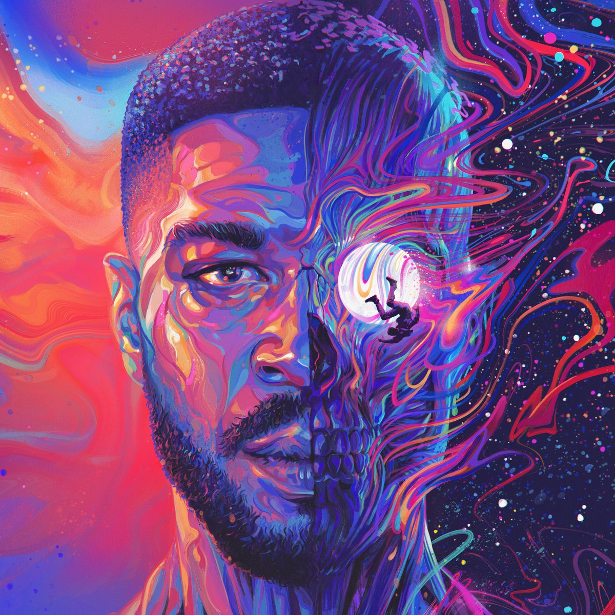 Sam Spratt (@samspratt) on Twitter photo Was sifting through old drives and found the 8k version of the cover I did for <a href="/KiDCuDi/">The Chosen One</a>. Absolute mad dash making this in a few days. Was sifting through old drives and found the 8k version of the cover I did for <a href="/KiDCuDi/">The Chosen One</a>. Absolute mad dash making this in a few days.