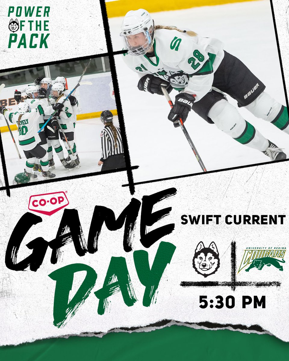 We’re on the road today for our first preseason game! The dogs head to Swift Current to take on the <a href="/URWomensHockey/">U of R Women's Hockey</a>