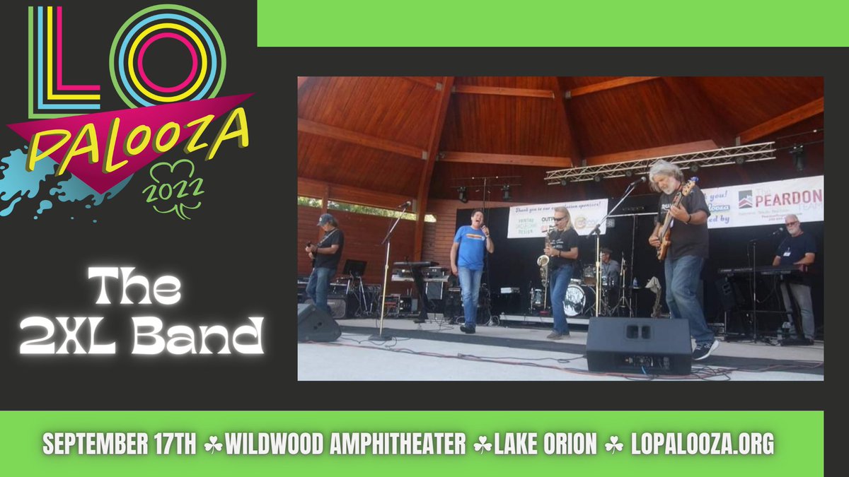 PaloozaLo's tweet photo. @the2xlband LIVE at LO Palooza 9/17 
#lopalooza #musicfestival #charityevent #daisyprojectmi #livemusic #cornholetournament #beertent #craftbeer #foodtrucks  #vendors #halfwaytostpaddys https://t.co/NpKIksR2ue