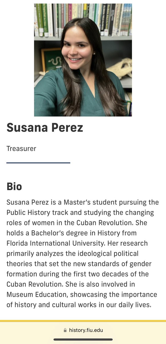 I am finally on the History Department’s website #proud 🥹
