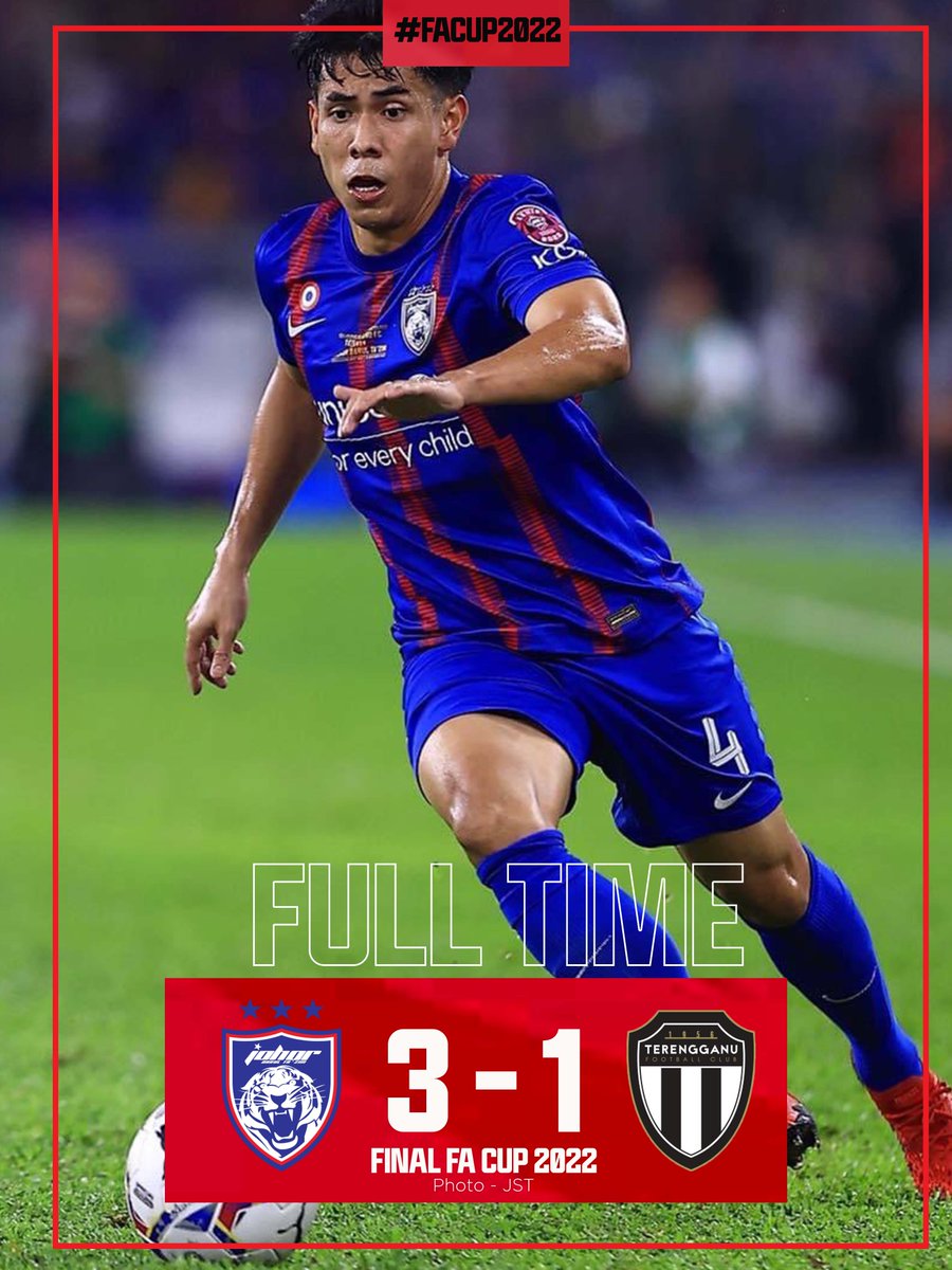 SNE_Sports's tweet photo. Final Piala FA Cup 2022 : Johor Darul Ta'zim is the CHAMPION for the Piala FA Cup 2022!
Congrats, JDT @OfficialJohor
cc @bergson @foriestieri
#JDT #JDTChampion #JDTTFC #FinalPialaFA2022 #PialaFA2022 https://t.co/pwWPgxe96K