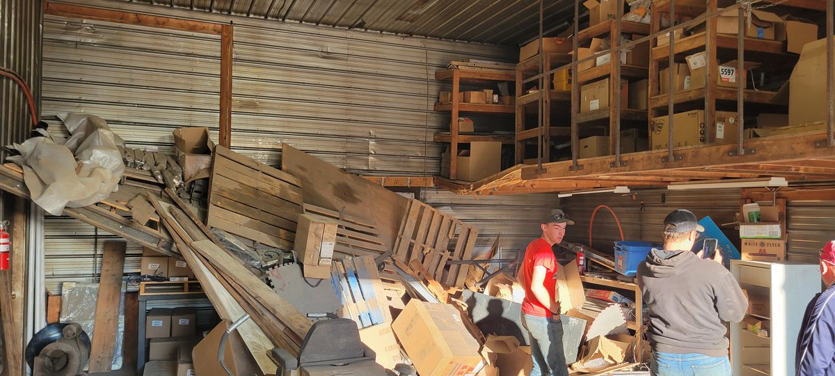 They hooked our truck to the safe and tried pulling it through the back door, they  had tried every tool they could find to pry off the wall including jackal. When safe popped off wall it hit support post for upstairs storage which 1000's lbs came crashing down.