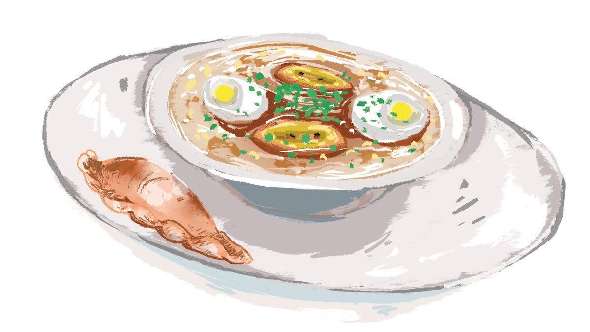 DURAN_BASS's tweet photo. #food #art #digital #foodrawing #soup #digitalfood #sketchfood #book #illustration #artist #ink #plate #color #delicious una obra descartada  O  3  O https://t.co/C3Fq5knIcX