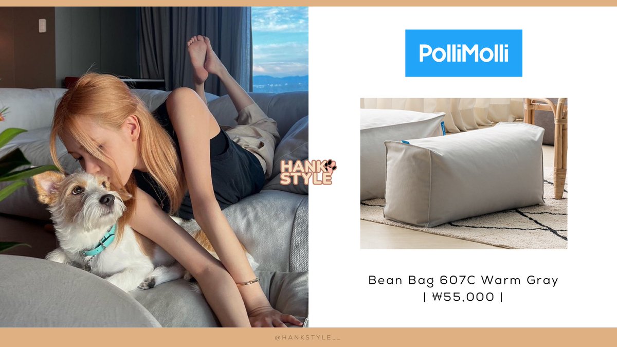 HankStyle__'s tweet photo. ROSÉ INSTAGRAM UPDATE (220910)

Brand: Tiffany &amp; Co.
Product: Pet Collar
Price: $370.00

Brand: PolliMolli
Product: Bean Bag (Foot)
Price: ₩55,000

Brand: Merlot
Product: Puppy Name Tag
Price: ₩62,100

#ROSÉ #로제 #HANK #행꾸 #Style #BLACKPINK #블랙핑크 @BLACKPINK https://t.co/3woPFW4swm