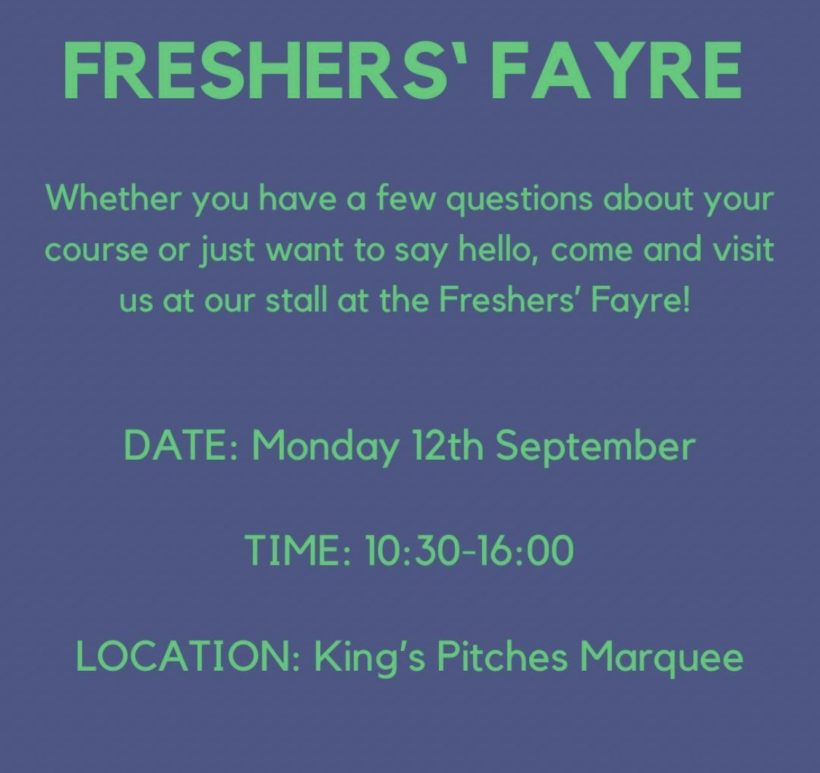 geoscienceabdn's tweet photo. The wait is almost over 🌍🫶🏽…
Freshers’ Fayre is a great way to ask us questions, have a walk around campus and meet others with similar interests. We hope to see you there https://t.co/jIG4N7RFAt