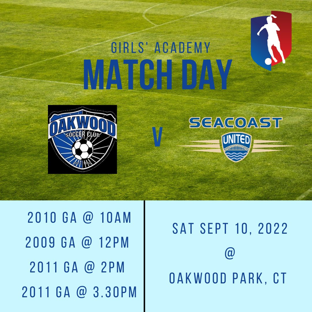 Good luck to our <a href="/GAcademyLeague/">Girls Academy</a> teams who kick off our 2022-23 season at <a href="/OakwoodSoccerCl/">Oakwood SC</a> in CT. Excited for the new season to start! #WeAreSUSC