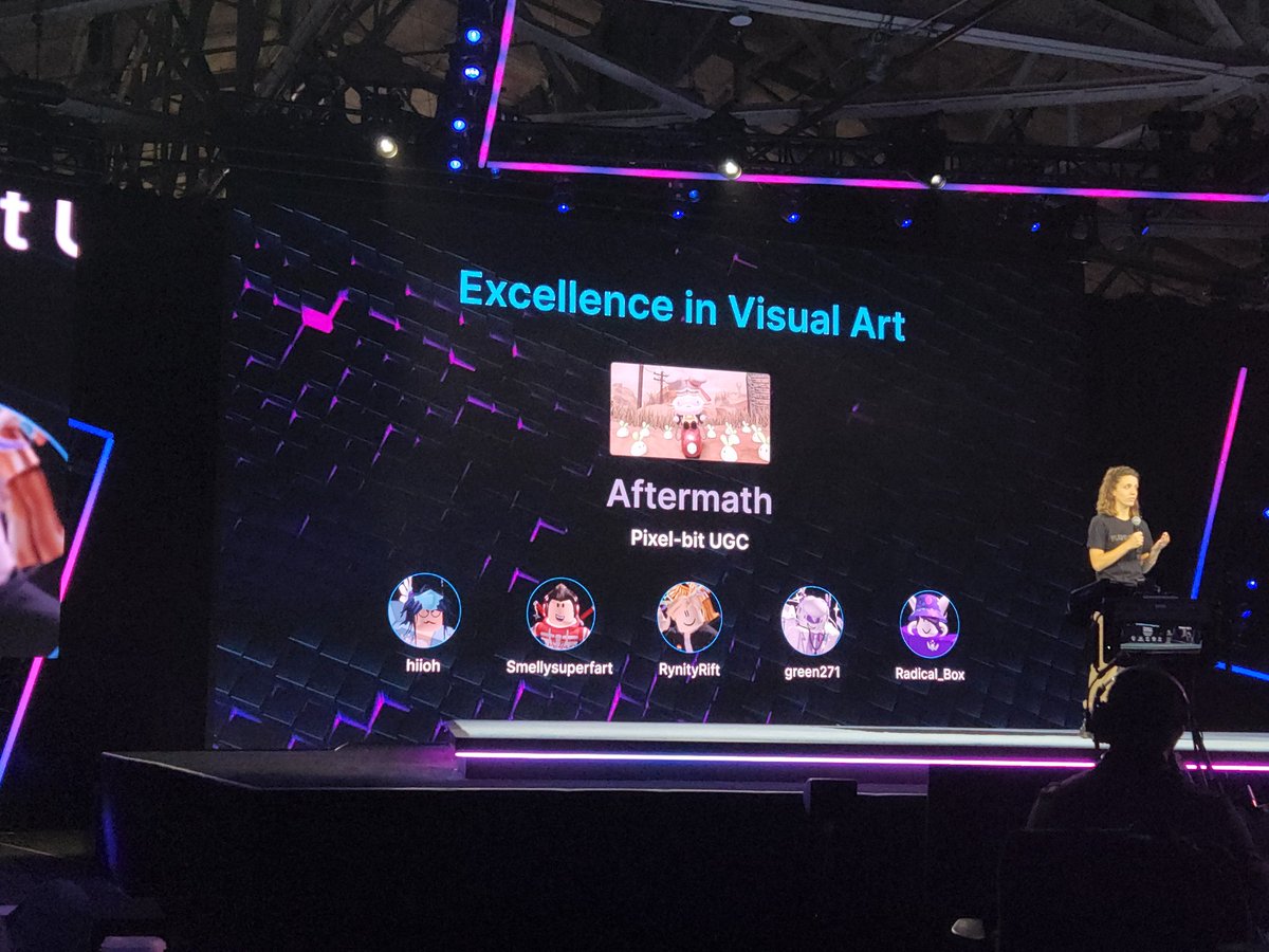 We won Excellence in Visual Art at this years #RDC2022 gamejam! So happy with this project, it was such a blast to work on, congrats to all the other winners! #Roblox