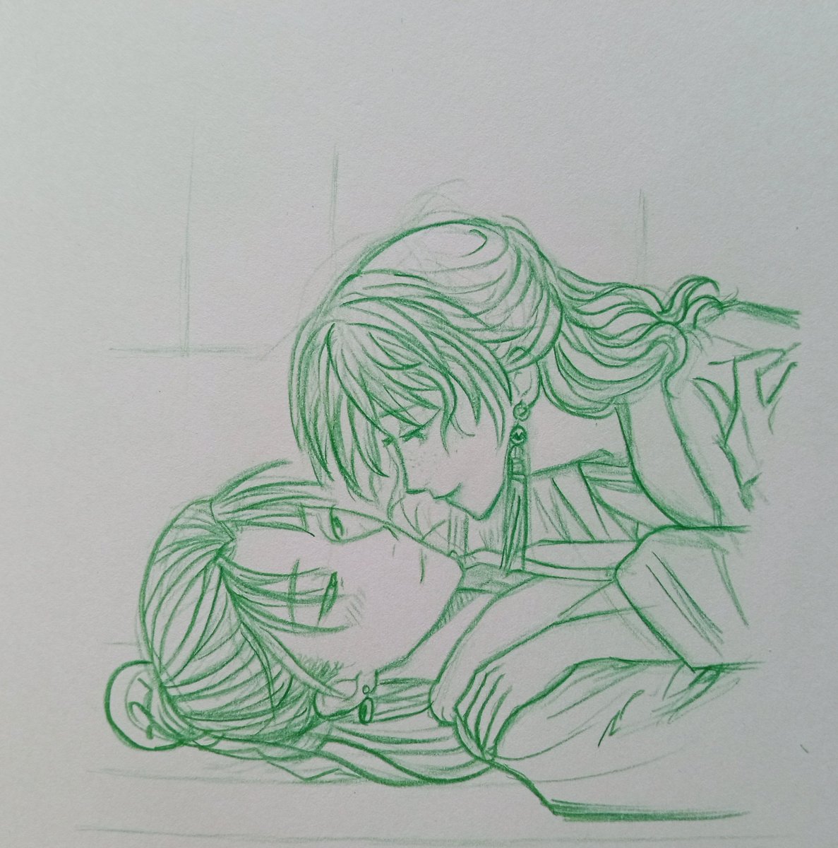 LyBlacktea's tweet photo. Yona ♡ Tae-Jun https://t.co/c3jKumOKQI