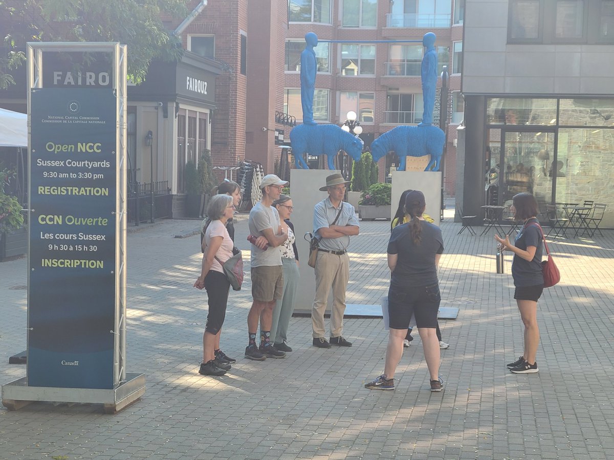 #OpenNCC off to a great start. Lots of walking tours, kiosks, presentations, bike rides and more throughout the Capital all day. Check out the list on the @NCC_CCN website and come check it out. ncc-ccn.gc.ca/events/open-ncc