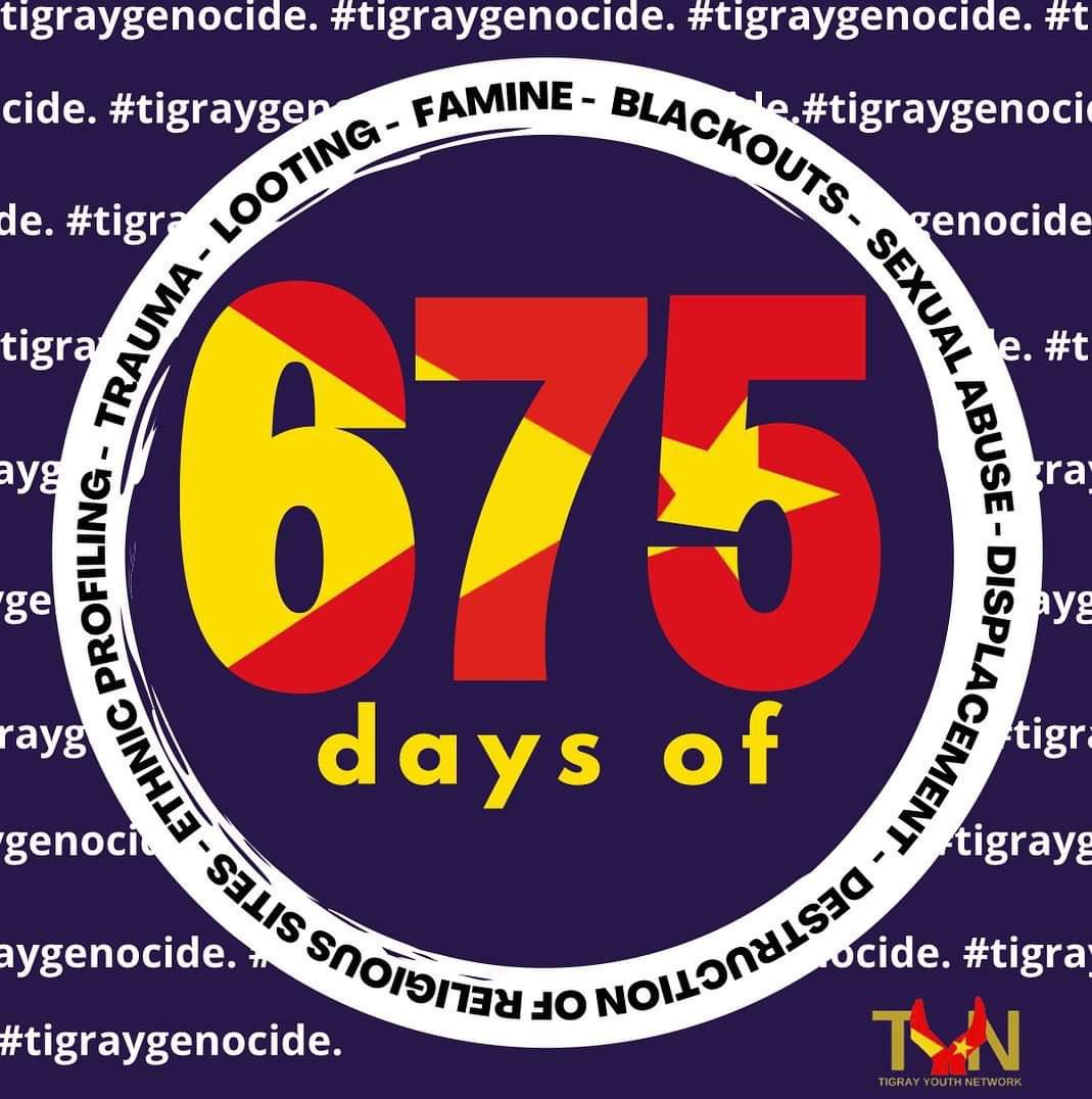 Mahi04284786's tweet photo. #EndTigraySiege!
#675Days without food,medical supplies,telecom,electricity & access to banks. How long would you last without these vital supplies⁉️Time to end #TigrayGenocide
#TigrayIsSuffering #TigrayUnderAttack #TigrayFamine
@UN_HRC @UNHumanRights @UNICEF https://t.co/1FUChaf9Zz