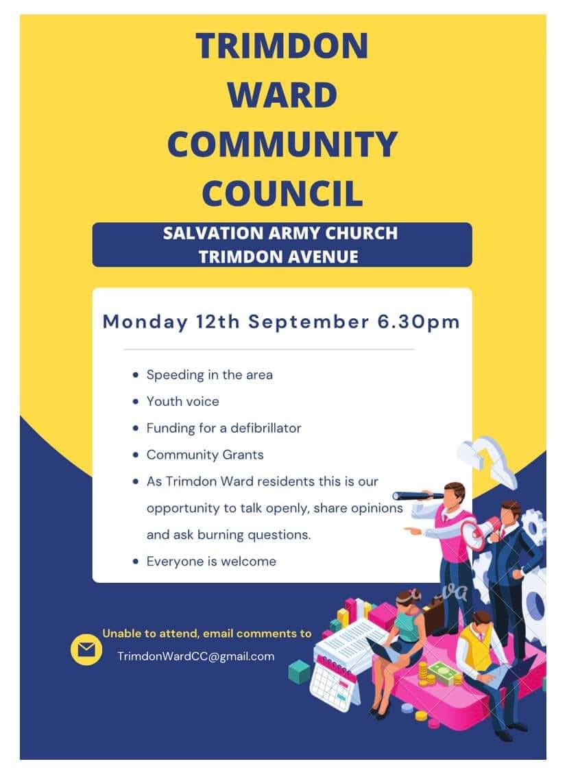 Looking forward to helping represent youth voice at Trimdon Ward Community Ward Community Council! @Tees_Issues <a href="/YouthVoiceMbro/">Middlesbrough Children Matter</a>
